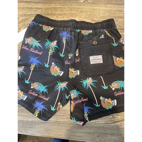 Party Pants Board Shorts Mens XS Blue Swim Trunks. NWT. 4 - Picture 5 of 8